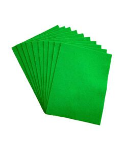 9" x 12" Bright Green Felt Sheets