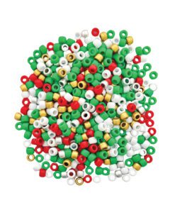 6mm x 9mm Christmas Pony Beads