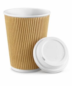Alternative view of 12oz. Rippled Hot Paper Cups