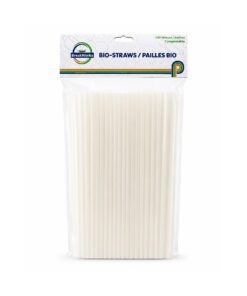 Alternative view of Biodegradable White Cornstarch Straws