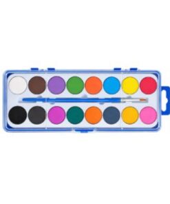16-Disc Paint Set With Nylon Brush