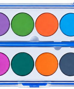 16-Disc Paint Set With Nylon Brush