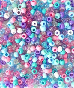6mm x 9mm Mermaid Pony Beads