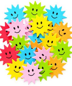 Self-Adhesive Smiley Suns