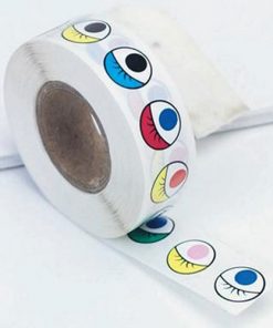 12mm Assorted Color Eye Stickers