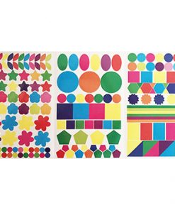 Autocollants Mosaïques De Couleurs Et De Formes Assorties