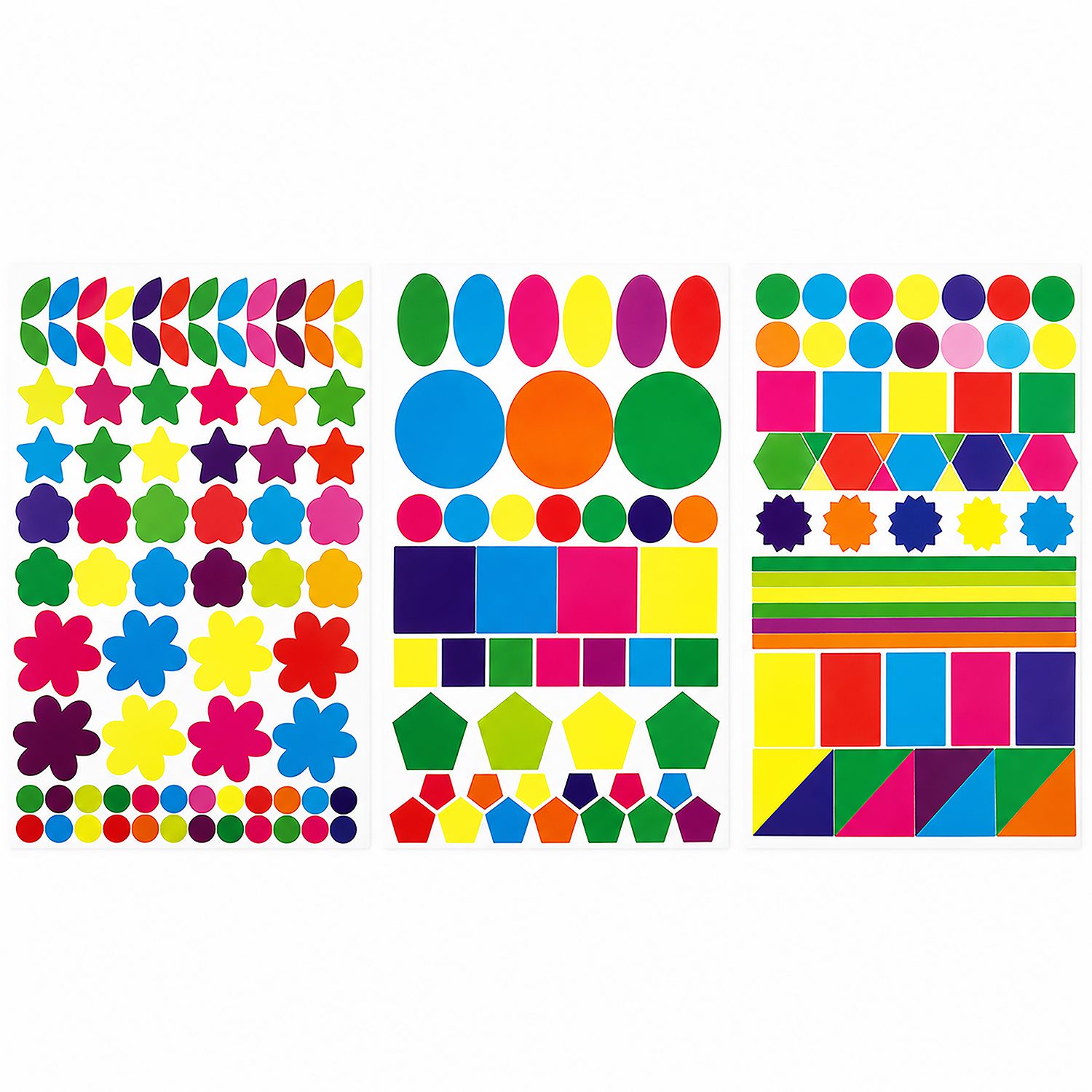 Assorted Colour And Shape Mosaic Stickers