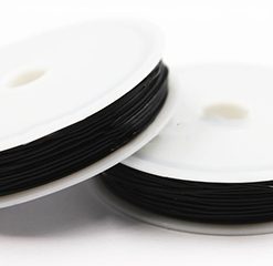 10m Black Stretch Beading Cord