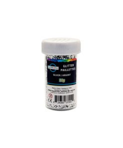 Paillettes en pot 21g couleur argent