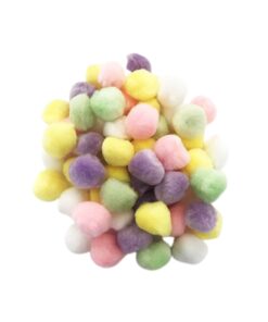 1" Pastel Color Pom Poms