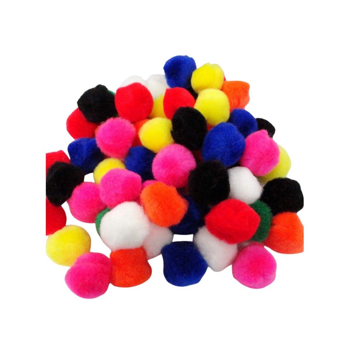 2" Assorted Color Pompoms
