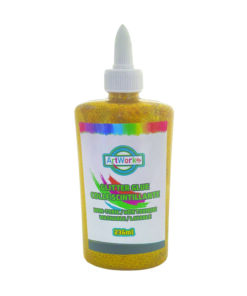 Gold glitter glue