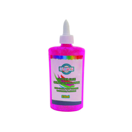 Colle scintillante rose