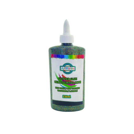 * Multicolor glitter glue