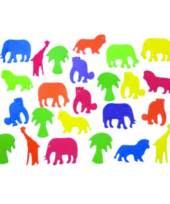 Wild animal foam shapes