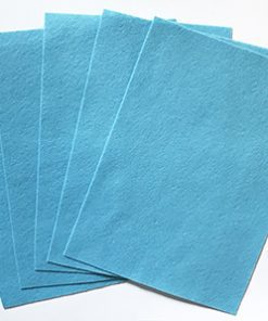 Feuilles De Feutrine 9x12" Bleu Clair