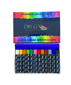 11x70mm assorted color large oil pastels
