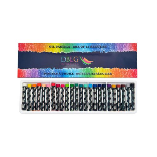 Grands pastels à l'huile 11x70mm de couleurs assorties