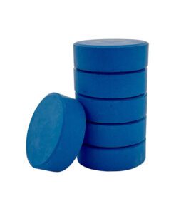 Bright Blue Tempera Paint Blocks
