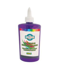 Colle Scintillante de Couleur Violet