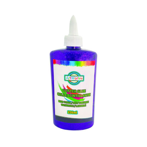 Colle scintillante violet