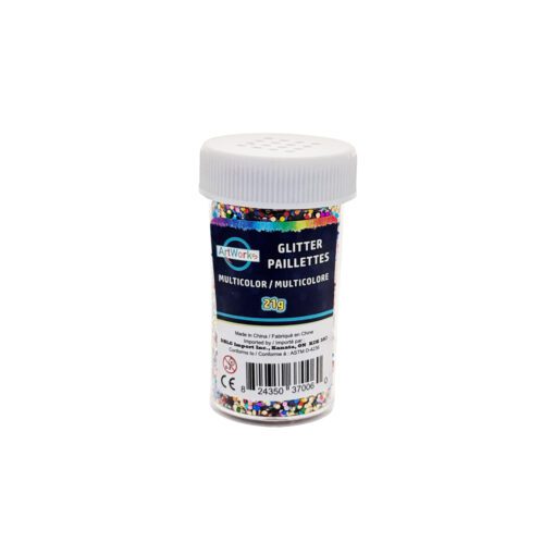 Paillettes en pot 21g multicouleur