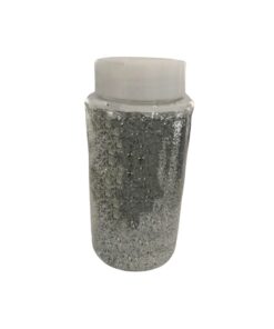 454g Silver Antistatic Dot Glitter In Shaker Jar