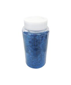 454g Blue Antistatic Dot Glitter In Shaker Jar