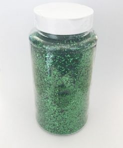 Paillettes En Pot Antistatique 454g Couleur Vert