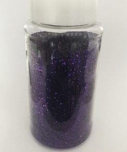 454g Purple Antistatic Dot Glitter In Shaker Jar