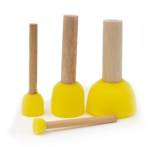 Ensemble de 4 pinceaux éponge