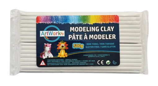 White modeling clay