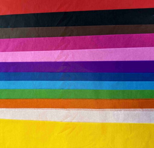 Assorted color tissue paper
