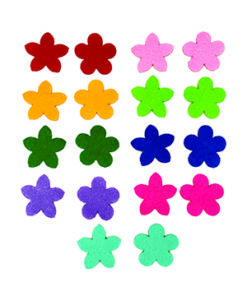 Acrylic Felt Flower Stickers