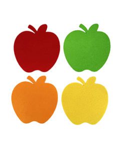 Large Acrylic Felt Apple Shapes
