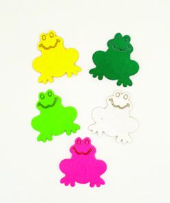 Acrylic felt frog stickers