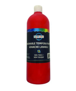 1L Red Washable Tempera Paint