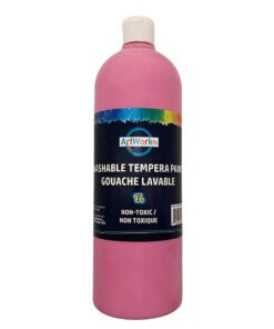 1L Bright Pink Washable Tempera Paint