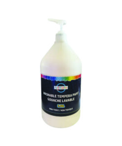 Gouache lavable 3.78L blanche avec pompe
