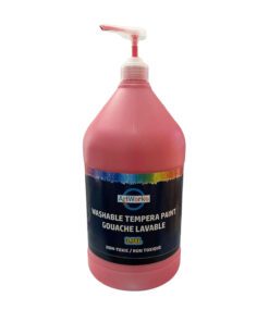 3.78L Gouache Lavable Rouge Avec Pompe