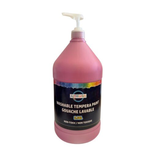 Gouache lavable 3.78L fuchsia avec pompe