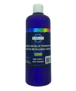 500ml metallic purple washable tempera paint
