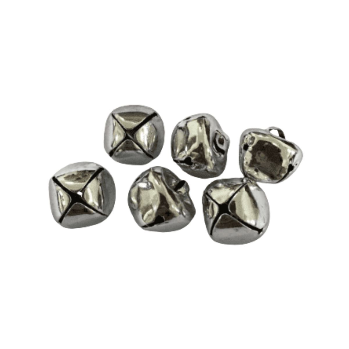 13mm Silver Jingle Bells