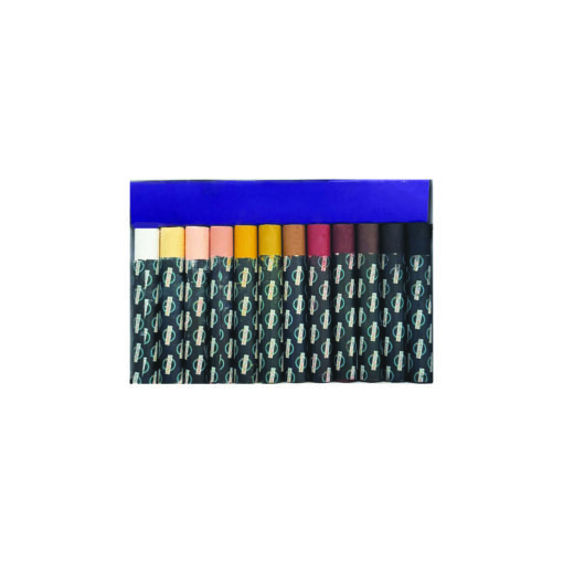 11x70mm grands pastels à l’huile assortis de couleurs multiculturels