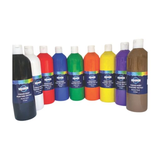 Ensemble de 9 bouteilles de peinture tactile