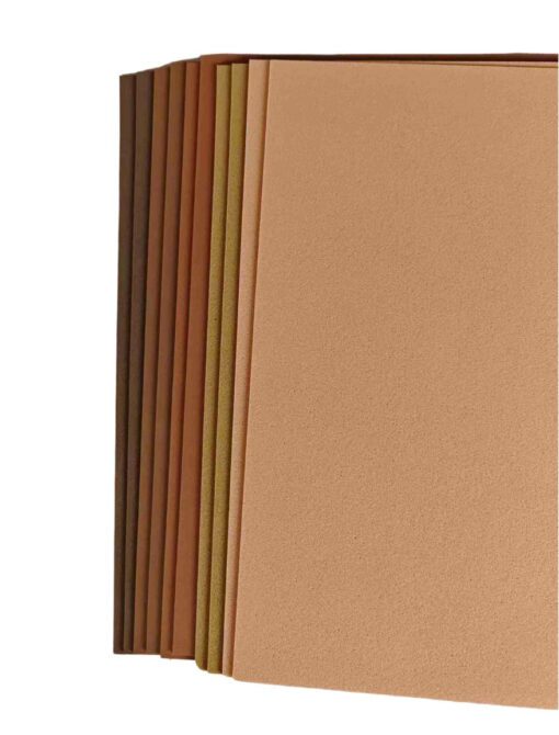 9x12" assorted multicultural color foam sheets