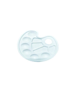 10-well oval shape plastic palette