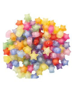 Frosted Star Beads