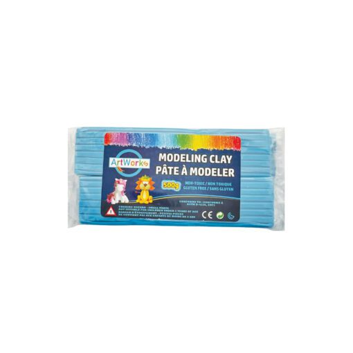 Light blue modeling clay