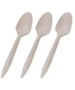 100% Biodegradable Cornstarch Teaspoons